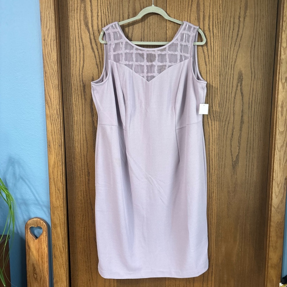 NWT Maya Brooke women’s lavender midi dress size 18W
